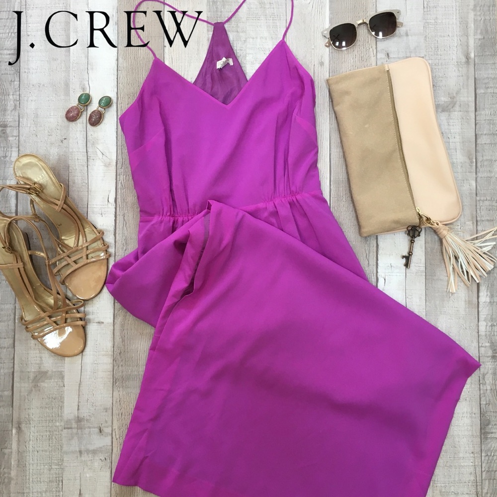 J. Crew Light Purple Spaghetti Strap Maxi Dress